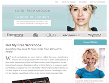 Tablet Screenshot of katierichardson.com